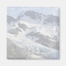 Glaciär och berg magneter för kylskåp