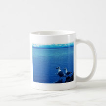 Glacous påskyndade fiskmåsen mugg