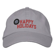 Glad helg broderade hatten