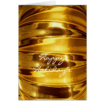GLAD HELG i Sparkling guld Hälsnings Kort