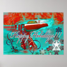 Glad helg! Jultomten älskar DIG! Print