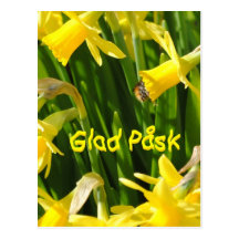 Glad Påsk Postkarte
