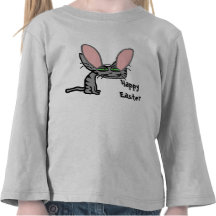 Glad påskkatt tshirts