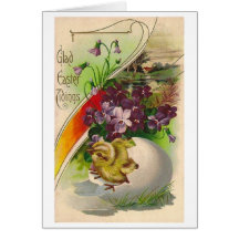 Glad påskTidings! Victorianpåskkort
