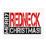 Glad Redneckjul! Rolig partyinbjudan