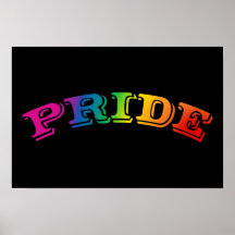 Glad stolthet posters