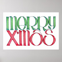 Glad X'mas gröntaffisch