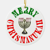 Glada Chrismanukah Juldekoration