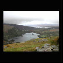 Glanmore sjön från Healy passerar Ireland. Cut Outs