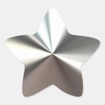 Glänsande silver klistermärken
