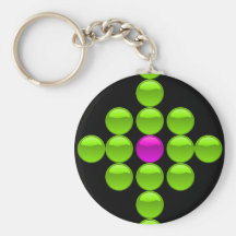 "Glas- knäppas" keychain Nyckelring