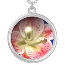 Glass Orchidhalsband