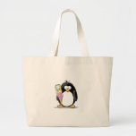 Glasspingvin Tote Bag