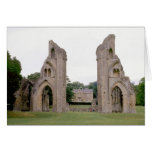 Glastonbury Abbey (70-tal) Hälsningskort