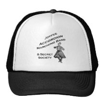 Glatt dragspels- marschmusikband trucker keps