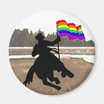 GLBT-Cowboypride Kylskåps Magneter