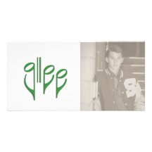 gleeklubb hälsningskort med foto