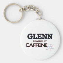 Glenn drev vid koffein nyckel ring