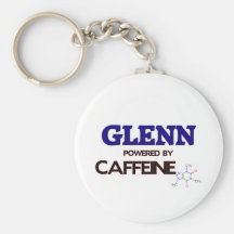 Glenn drev vid koffein nyckelring