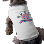 GlitterPrincess Planlägga Hund Tee Shirt