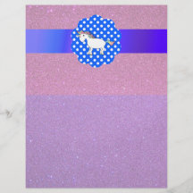 Glitterunicorn Flygblad