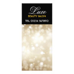 Glittery guld- designkuggekort personliga rack kort