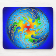 Global värme Mousepad Musmattor