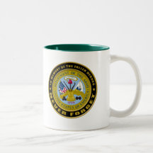 Glöm aldrig armén kaffe mugg