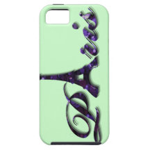 Gnistra för glitter för Paris Eiffel tornSequin iPhone 5 Case-Mate Cases