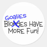 Goalies har mer roligt runda klistermärken