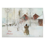 God jul - Carl Larsson konst Kort