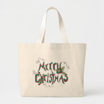 God jul tote bags