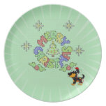God julkor syr vid valpen dinner plates