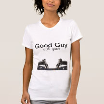 God man med skjortan för vapen t tee shirts