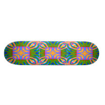 Godisen förser med rutor den Geometrics skateboard
