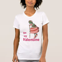 Godisen KidsLucy Lollipopl, är min valentin Tee