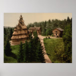 Gol notsystemkyrka, Oslo, Norge Print