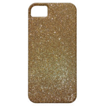 Gold Glitter Case iPhone 5 Carcasas