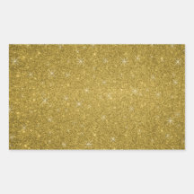 Gold glitter stars sticker