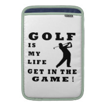 Golf är mitt liv MacBook air sleeves