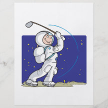 Golf är ut ur denna värld custom flyer