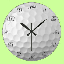 Golf Ball Dimples Texture Pattern 2 väggklockor