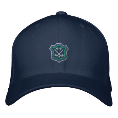 Golf broderad hatt