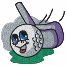 Golf broderad skjorta broderad tröja