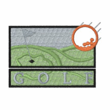 Golf Broderad Jacka