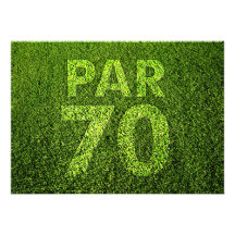 Golf den 70th födelsedagsfesten tillkännagivande