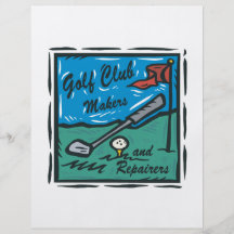 Golf Flyg Blad
