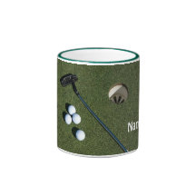 Golf Kopp-Satte eget namn på den Kaffe Mugg