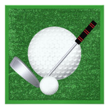 Golf - SRF Anpassade Inbjudningskort