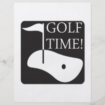 Golf Time Custom Flyer
